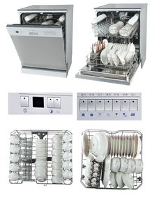 Midea 美的WQP12 9270 CN洗碗机 12套立式可嵌入,亮银白